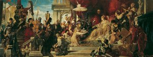 Venedig huldigt Caterina Cornaro von Hans Makart