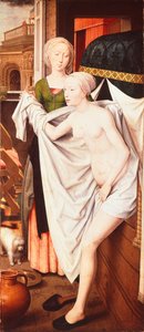 Bathseba beim Bade von Hans Memling