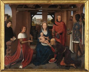 Zentrales Panel des Triptychons von Jan Floreins