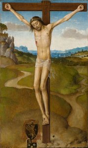 Christus am Kreuz, ca. 1480 von Hans Memling