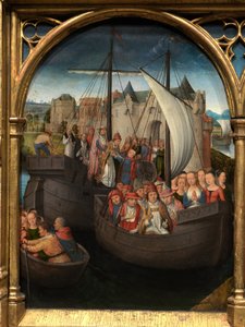 (Detail) des Reliquiars der hl. Ursula von Hans Memling