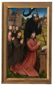 (Detail) Triptychon von Willem Moreel von Hans Memling