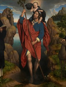 (Detail) des Triptychons von Willem Moreel von Hans Memling