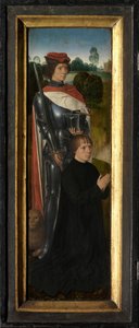 Linker Flügel des Triptychons von Adriaan Reins von Hans Memling