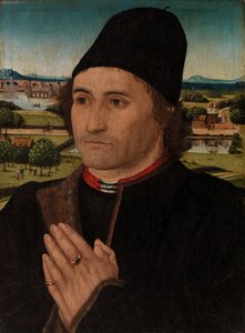 Porträt eines Mannes von Hans Memling