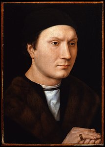 Porträt eines unbekannten Mannes, ca. 1485 von Hans Memling