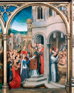St. Ursula Schrein, Ankunft in Rom, 1489