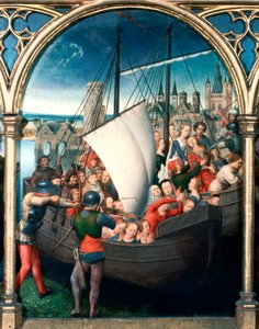 St. Ursula Schrein, Martyrium, 1489 von Hans Memling