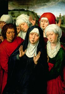 Die heiligen Frauen, rechte Tafel des Deposition-Diptychons, ca. 1492-94