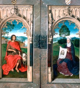 Triptychon von Jan Florain, 1479 von Hans Memling