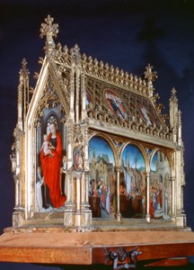 Jungfrau und Kind, St. Ursula-Schrein, 1489 von Hans Memling