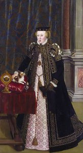 Erzherzogin Anna von Bayern (1528-90), Tochter von Ferdinand I., Heiliger Römischer Kaiser, 1556 von Hans Muelich or Mielich