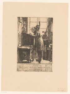 Vater des Künstlers von Hans Nicolai Aksel Hansen