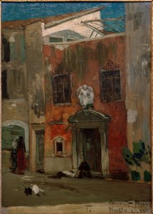 H.P.Feddersen d. J., Campo S. Moisè, Venedig von Hans Peter Feddersen der Jüngere