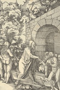 Christus in der Vorhölle, aus Speculum passionis domini nostri Ihesu Christi, 1507 von Hans Schäufelein the Elder