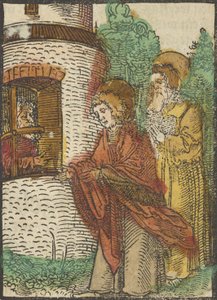 St. Johannes im Gefängnis, aus Das Plenarium, 1517 von Hans Schäufelein the Elder