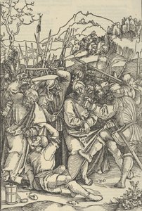 Die Verhaftung Christi, aus Speculum passionis domini nostri Ihesu Christi von Hans Schäufelein the Elder