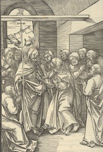 Der Unglaube des Thomas, aus Speculum passionis domini nostri Ihesu Christi