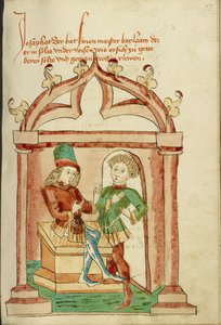 Josaphat und Barlaam im Gespräch von Hans Schilling