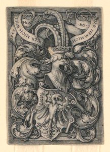 Wappen mit einem Adler von Hans Sebald Beham