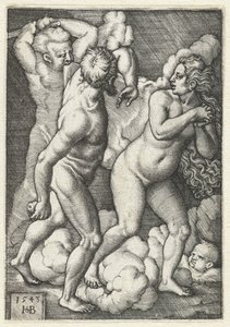 Vertreibung aus dem Paradies von Hans Sebald Beham
