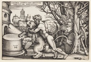 Herkules und der nemeische Löwe