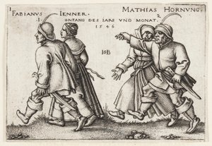 Januar und Februar von Hans Sebald Beham