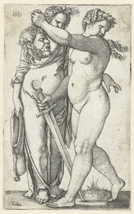 Judith mit dem Kopf von Holofernes und Dienstmagd von Hans Sebald Beham
