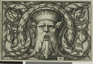 Ornament mit einer Maske