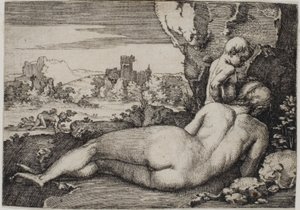 Buße des Heiligen Johannes Chrysostomus von Hans Sebald Beham