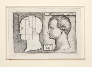 Proportionsstudien für von Hans Sebald Beham