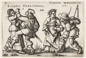September und Oktober von Hans Sebald Beham