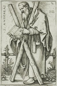 St. Andreas, Tafel 2 aus Die zwölf Apostel von Hans Sebald Beham