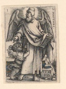 St. Matthäus, aus Die vier Evangelisten von Hans Sebald Beham