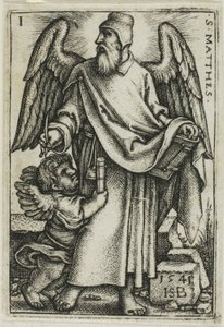 St. Matthäus, aus Die vier Evangelisten