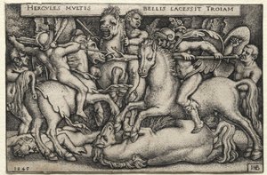 Die Arbeiten des Herkules: Herkules erobert Troja