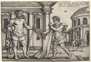 Die Arbeiten des Herkules: Herkules erhält das in Nessus