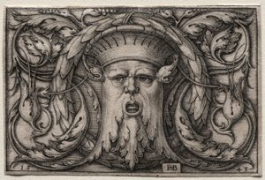 Die Maske, 1543 von Hans Sebald Beham