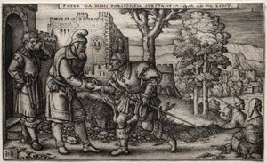 Der verlorene Sohn von Hans Sebald Beham