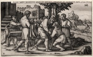 Der verlorene Sohn: Rückkehr des verlorenen Sohnes von Hans Sebald Beham