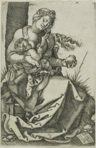 Die Jungfrau mit der Birne von Hans Sebald Beham