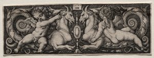 Zwei Genien von Hans Sebald Beham
