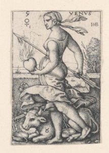 Venus, aus Die sieben Planeten von Hans Sebald Beham