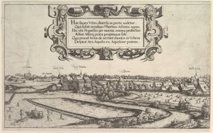 Ansicht von Nürnberg von Westen, 1552