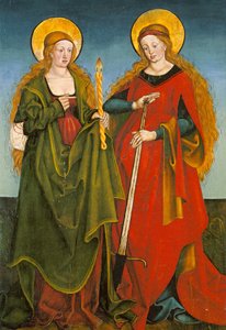 Die Heiligen Genoveva und Lucia - Inzigkofer Altar