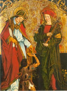 Die Heiligen Martin und Sebastian - Inzigkofener Altar