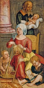 Maria Salome und ihre Familie, 1515 von Hans Suess Kulmbach