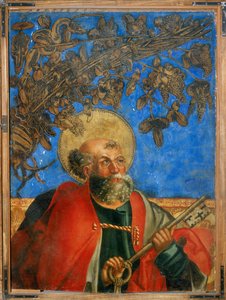 Heiliger Petrus, oberer Abschnitt (Detail)