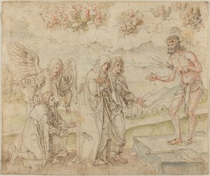 Maria und Johannes vor dem Schmerzensmann