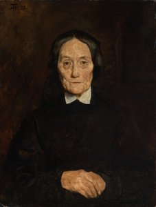 Bildnis Frau Scholderer von Hans Thoma